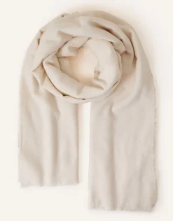 Accessorize Grace Super-Soft Blanket Scarf Natural