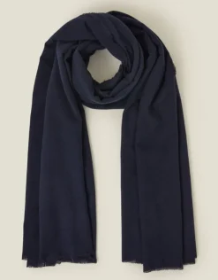 Accessorize Grace Super-Soft Blanket Scarf Blue