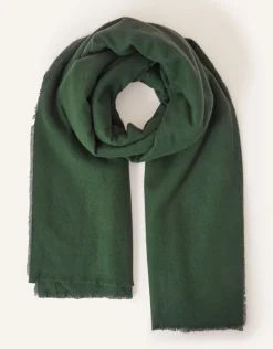 Accessorize Grace Super-Soft Blanket Scarf Green