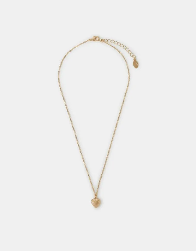 Accessorize Heart Locket Pendant Necklace