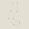 Accessorize Heart Pearl Beaded Sunglasses Chain