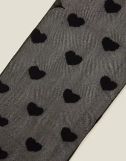 Accessorize Heart Printed Tights