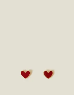 Accessorize Heart Stud Earrings