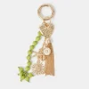 Accessorize Heart Tassel Bag Charm
