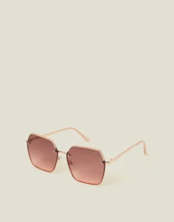 Accessorize Hexagonal Ombre Sunglasses