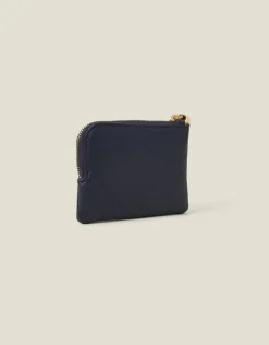 Accessorize Initial Coin Purse Blue