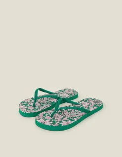 Accessorize Jaipur Print Flip Flops Multi