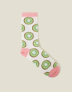 Accessorize Kiwi Print Socks