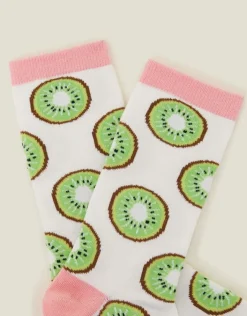 Accessorize Kiwi Print Socks