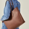 Accessorize Laptop Tote Bag Tan