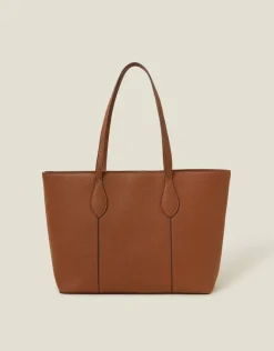 Accessorize Laptop Tote Bag Tan