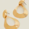 Accessorize Large Cut Out Teardrop Earrings
