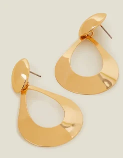 Accessorize Large Cut Out Teardrop Earrings