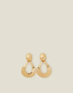 Accessorize Large Cut Out Teardrop Earrings