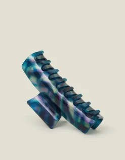 Accessorize Large Marble Resin Claw Clip
