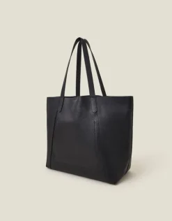 Accessorize Large Pebble Leather Tote Bag