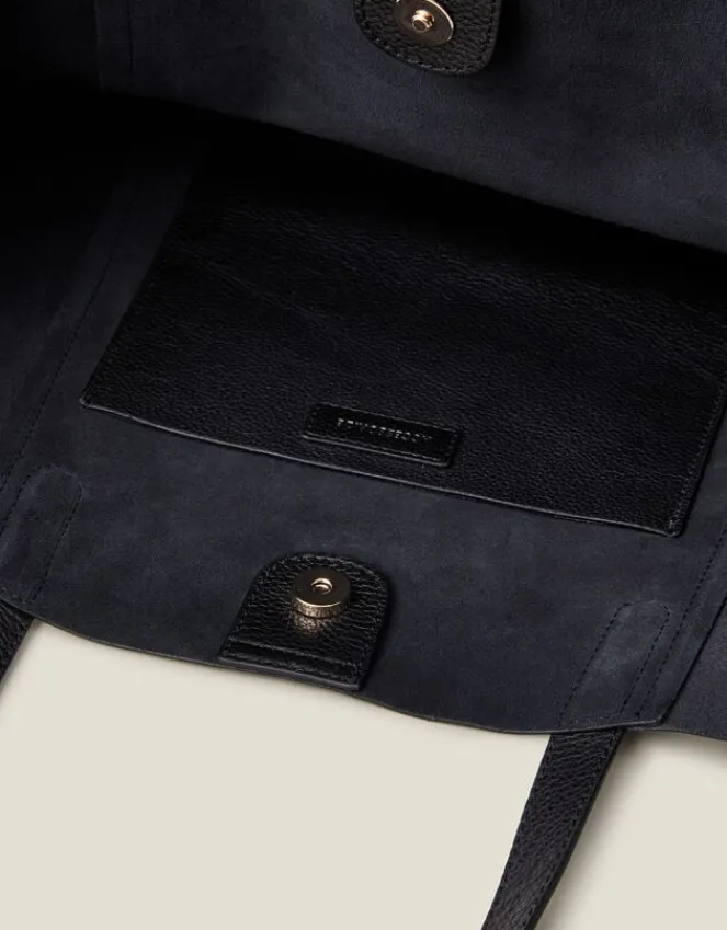 Accessorize Large Pebble Leather Tote Bag