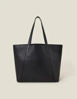 Accessorize Large Pebble Leather Tote Bag