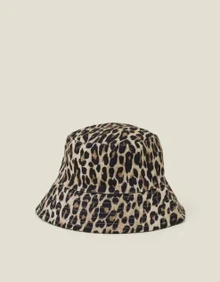 Accessorize Leopard Print Bucket Hat