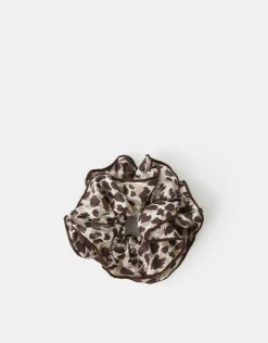 Accessorize Leopard Print Layered Hair Scrunchie