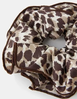 Accessorize Leopard Print Layered Hair Scrunchie