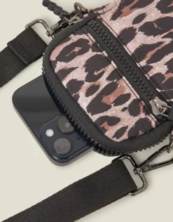 Accessorize Leopard Print Phone Bag