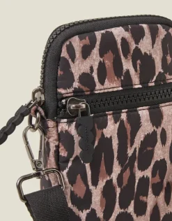 Accessorize Leopard Print Phone Bag