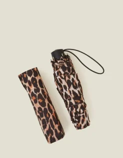Accessorize Leopard Print Umbrella
