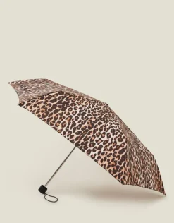 Accessorize Leopard Print Umbrella