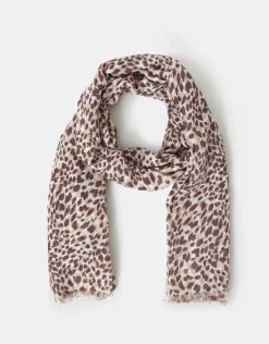 Accessorize Lightweight Cheetah Print Scarf
