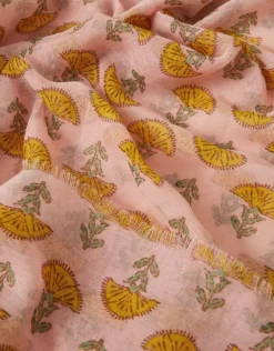 Accessorize Lightweight Floral Block Print Scarf