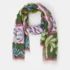 Accessorize Lightweight Palm Print Scarf