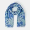 Accessorize Lightweight Palm Print Scarf