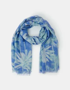 Accessorize Lightweight Palm Print Scarf