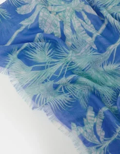 Accessorize Lightweight Palm Print Scarf