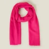 Accessorize Lightweight Plain Scarf Pink