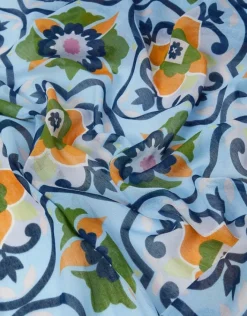 Accessorize Lightweight Tile Print Scarf