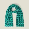 Accessorize Lightweight Tile Print Scarf