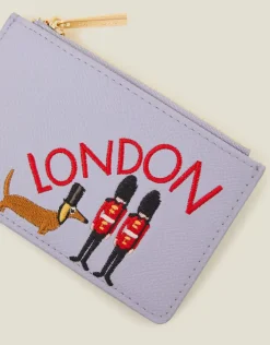 Accessorize London Embroidered Card Holder