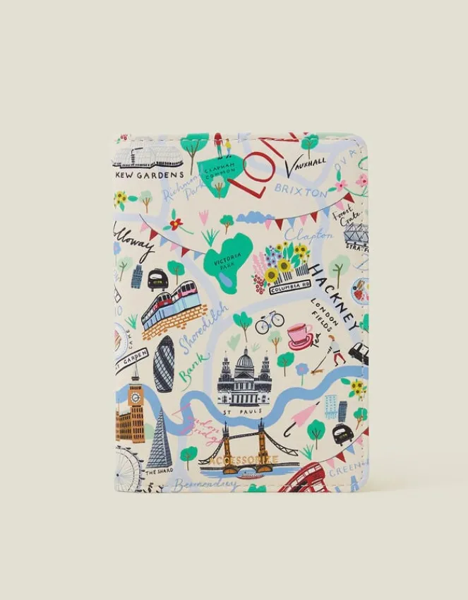 Accessorize London Map Passport Holder