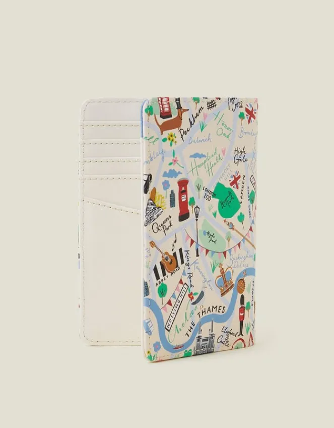Accessorize London Map Passport Holder