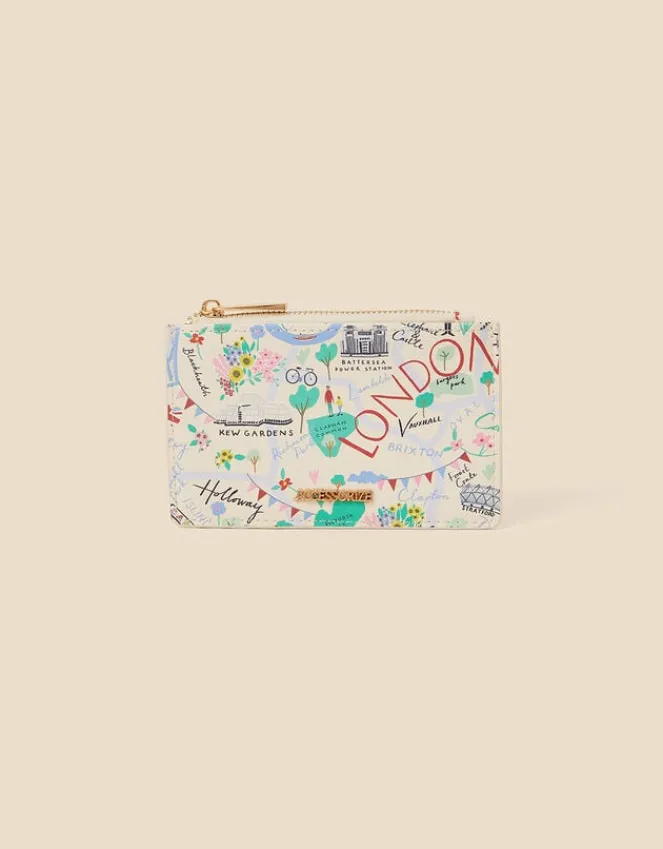 Accessorize London Print Card Holder