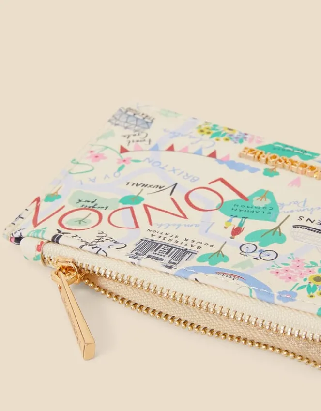 Accessorize London Print Card Holder