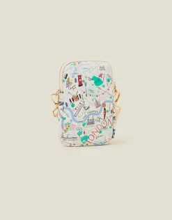 Accessorize London Print Phone Bag