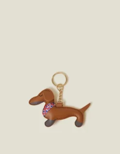 Accessorize London Sausage Dog Keyring