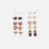 Accessorize London Stud Earrings 10 Pack