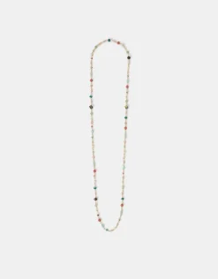 Accessorize Long Bead Station Necklace