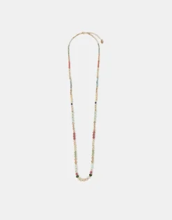 Accessorize Long Beaded Rope Necklace