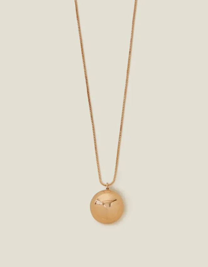 Accessorize Long Sphere Pendant Necklace