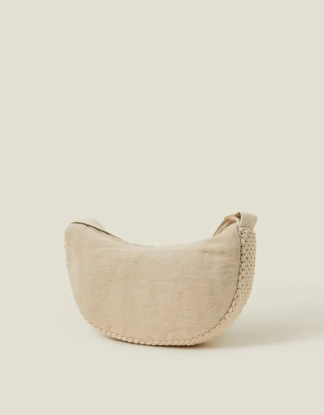 Accessorize Macrame Sling Cross-Body Bag
